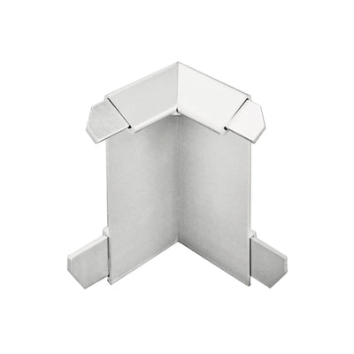 Binnenhoekstuk balkonhoekprofiel druiprand zilver - Ansicht 2