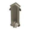 Internal corner skirting strips titanium - 80 mm
