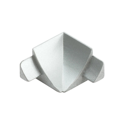 Binnenhoeken aansluitprofiel zilver