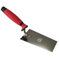Putzkelle 120mm mit rotem Softgriff