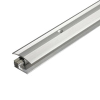 Multi-Übergangsprofil Aluminium silber mit sichtbaren Schrauben