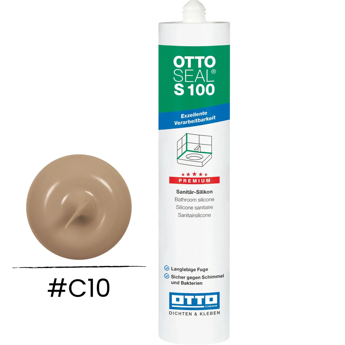 OTTOSEAL S 100 Premium-Sanitär-Silikon bahamabeige C10
#A0005485
