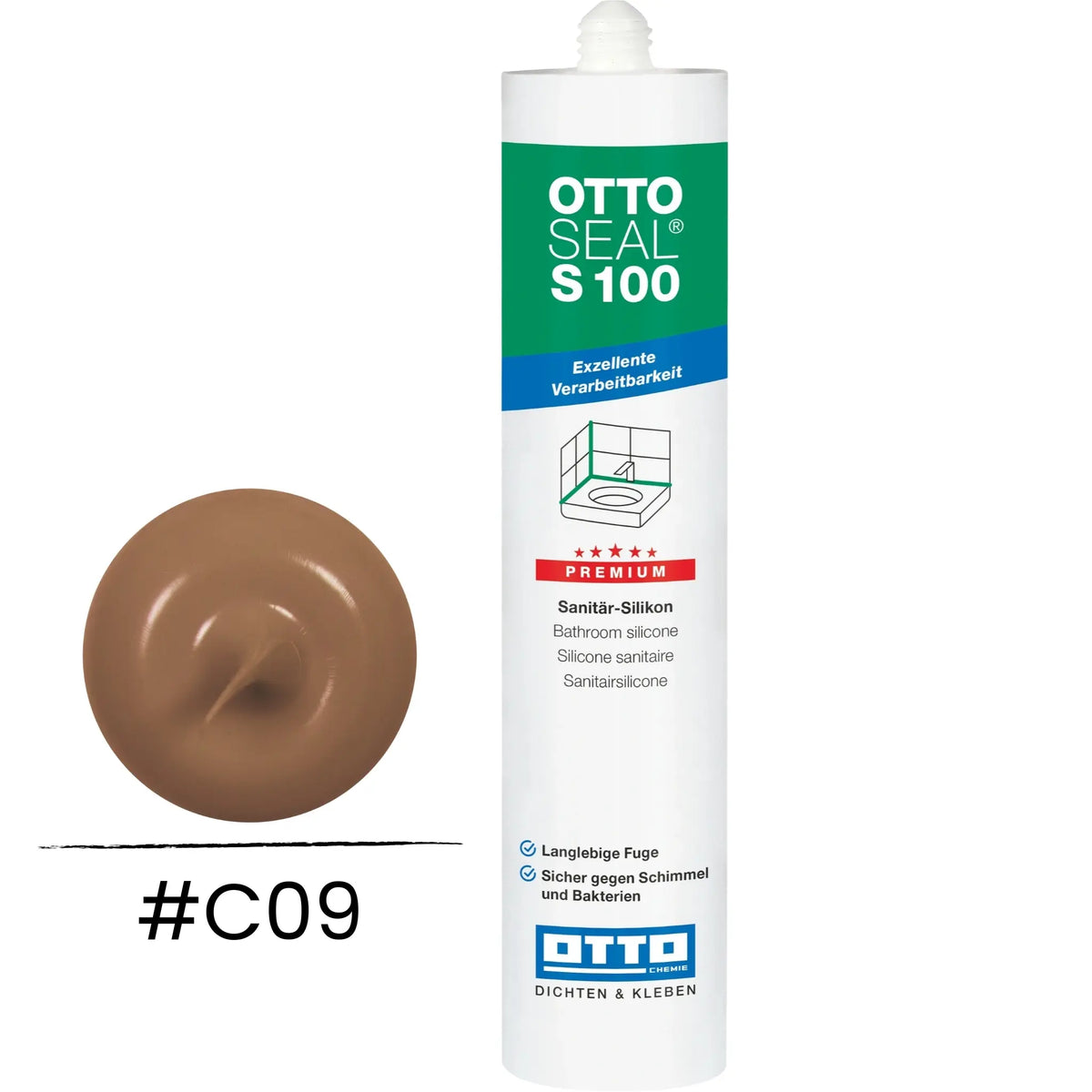 OTTOSEAL S 100 Premium-Sanitär-Silikon caramel C09
#A0005484
