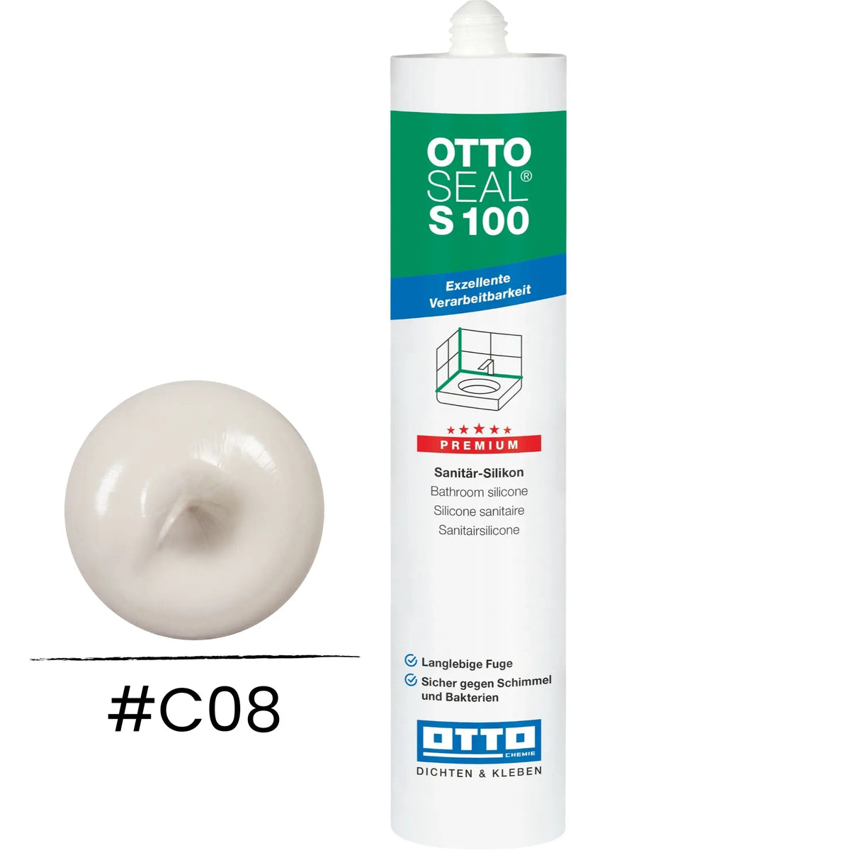 OTTOSEAL S 100 Premium-Sanitär-Silikon jasmin C08
#A0005483
