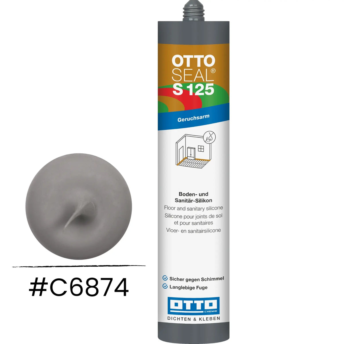 OTTOSEAL S 125 – Boden- & Sanitär-Silikon matt manhattan C6874
#A0005511
