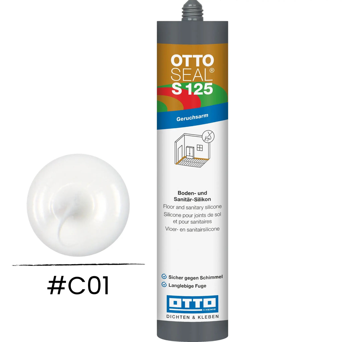 OTTOSEAL S 125 – Boden- & Sanitär-Silikon weiß C01
#A0005503
