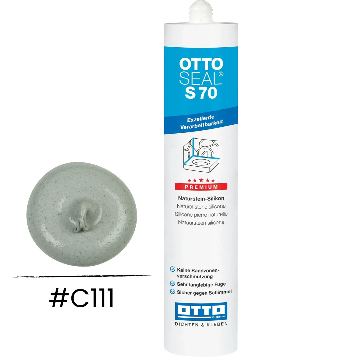 OTTOSEAL S 70 – Marmor und Naturstein distelgrau Struktur C111
#A0005465
