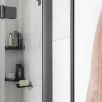 Ambientebild Quadratprofil 'Diamant' Aluminium schwarz