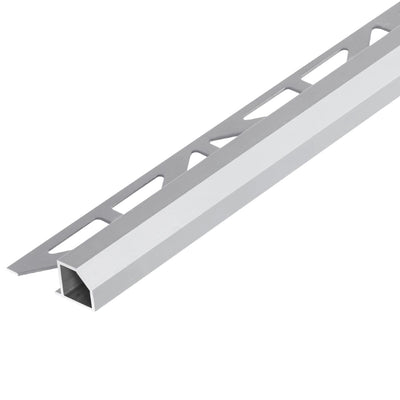 Vierkant profiel 'Diamond' aluminium zilver