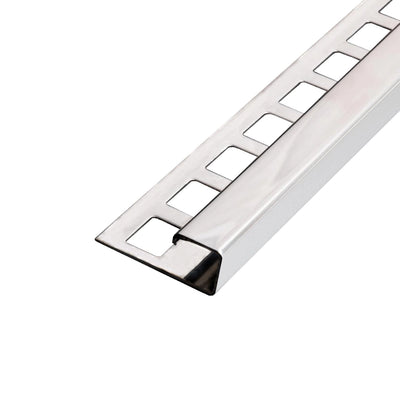 Vierkant profiel roestvrij staal gepolijst