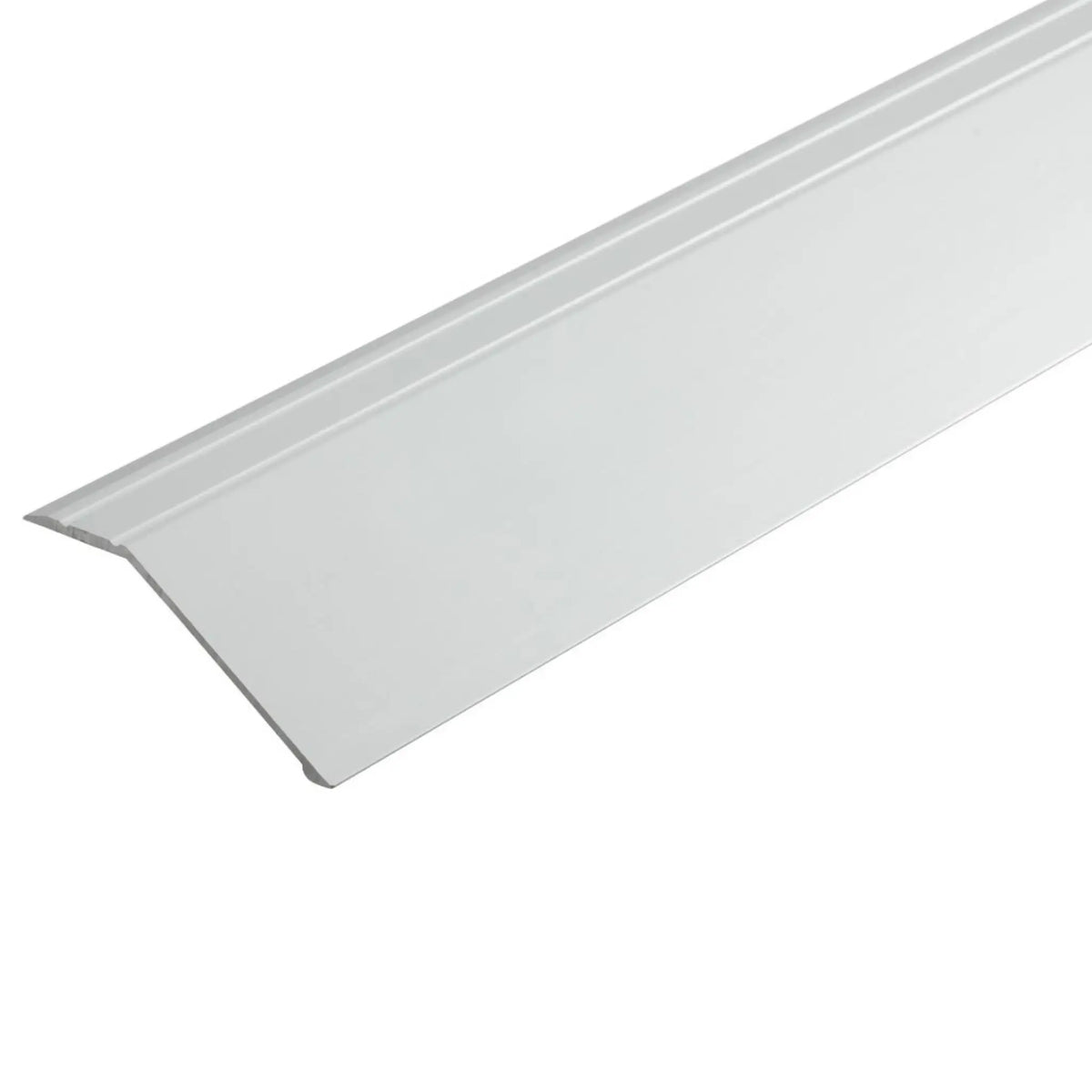 Rampenprofil Aluminium silber mit geriffelter Oberfläche