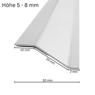 Rampenprofiel roestvrij staal natuur - Ansicht 2