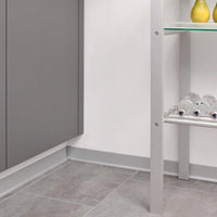 Ambientebild Sockelleiste Aluminium silber (matt)