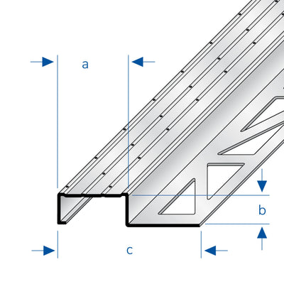 Step profile anti-slip stainless steel natural - Ansicht 2