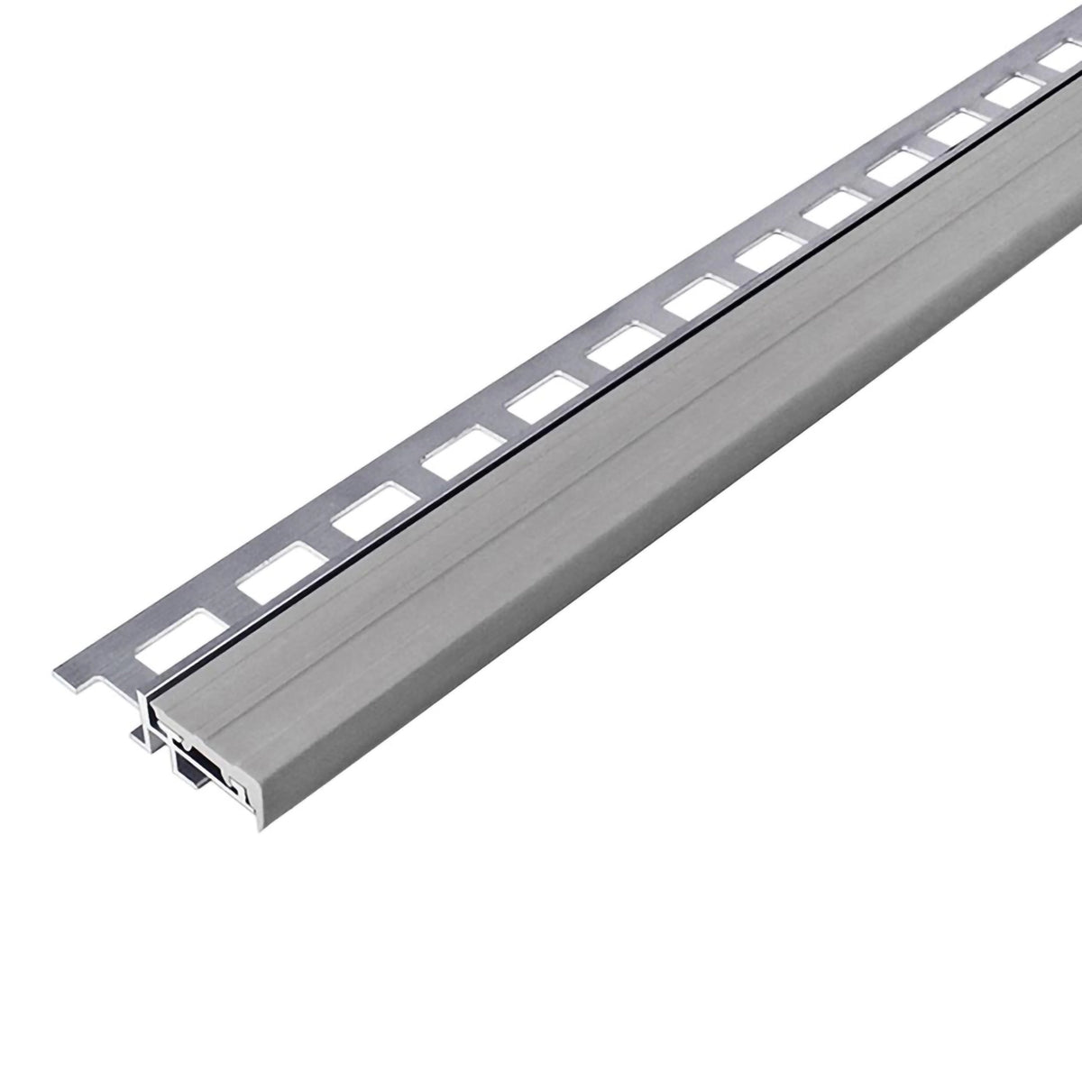 Treppenprofil mit Gummieinlage grau schmale Version #A0001745 #A0001749
