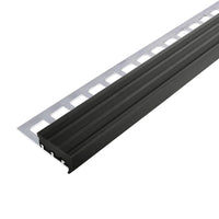 Treppenprofil mit Gummieinlage schwarz breite Variante #A0001752
#A0001756
