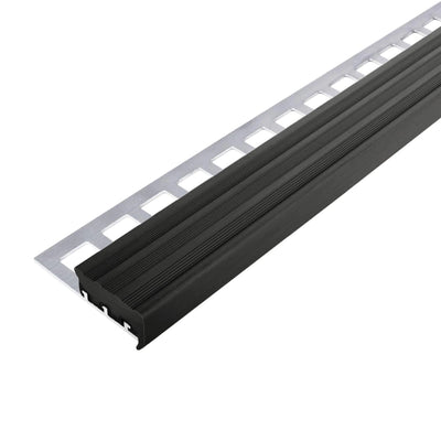 Trapprofiel met rubber inleg zwart - Ansicht 2