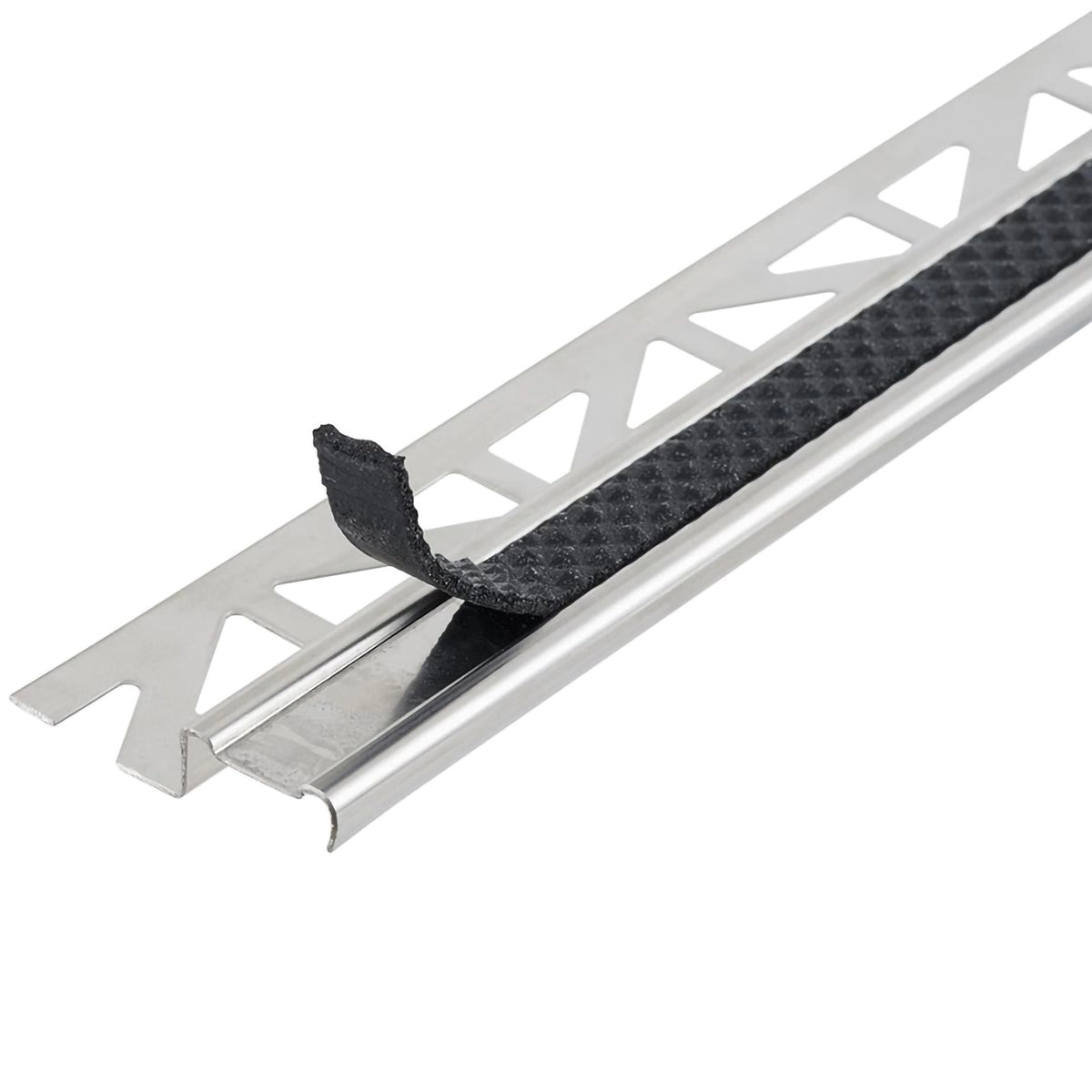 Treppenprofil mit schwarzer, rutschhemmender Einlage
#A0001727 #A0001724
#A0002701