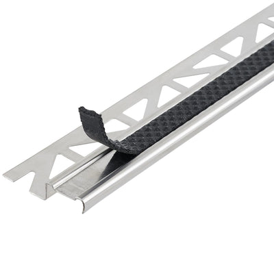 Trapprofiel antislip aluminium zwart