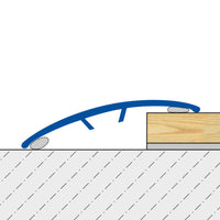 Zeichnung Übergangsprofil MULTIFLOOR SK mit selbstklebenden Streifen unterhalb
