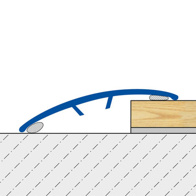 Overgangsprofiel MULTIFLOOR SK zilver geborsteld - Ansicht 2