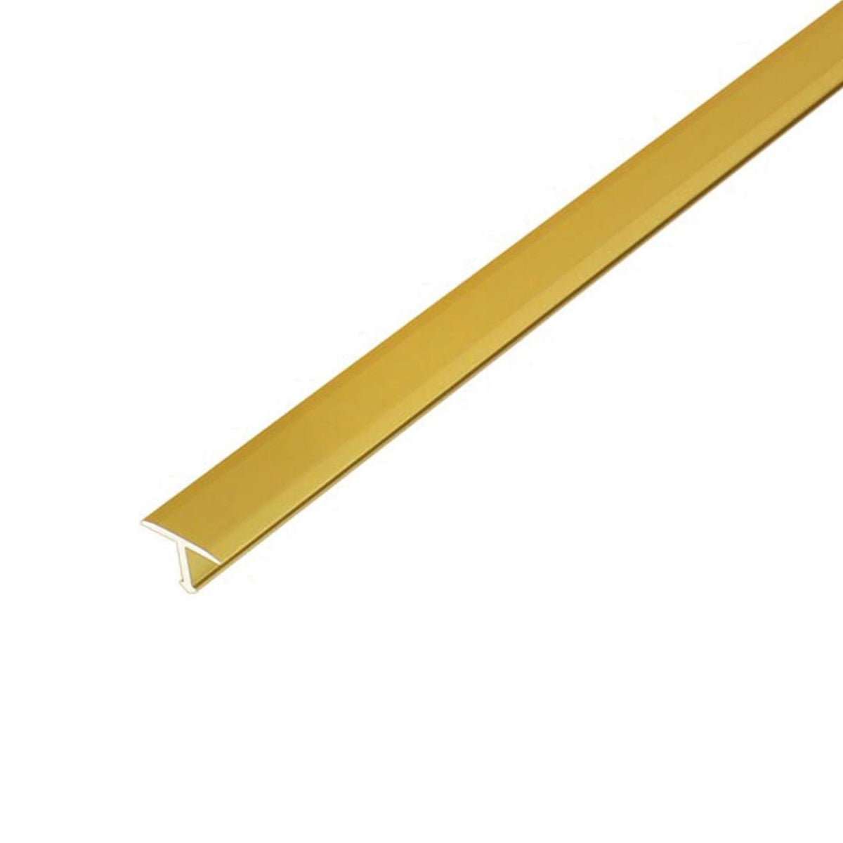Übergangsprofil T-Form Aluminium gold - 14 mm