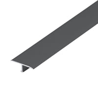 Übergangsprofil T-Form Aluminium schwarz 25mm #A0005062