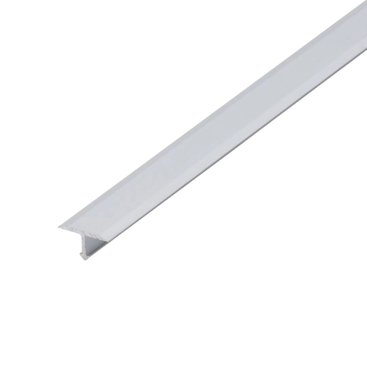 Übergangsprofil T-Form Aluminium silber - 14 mm / 100 cm