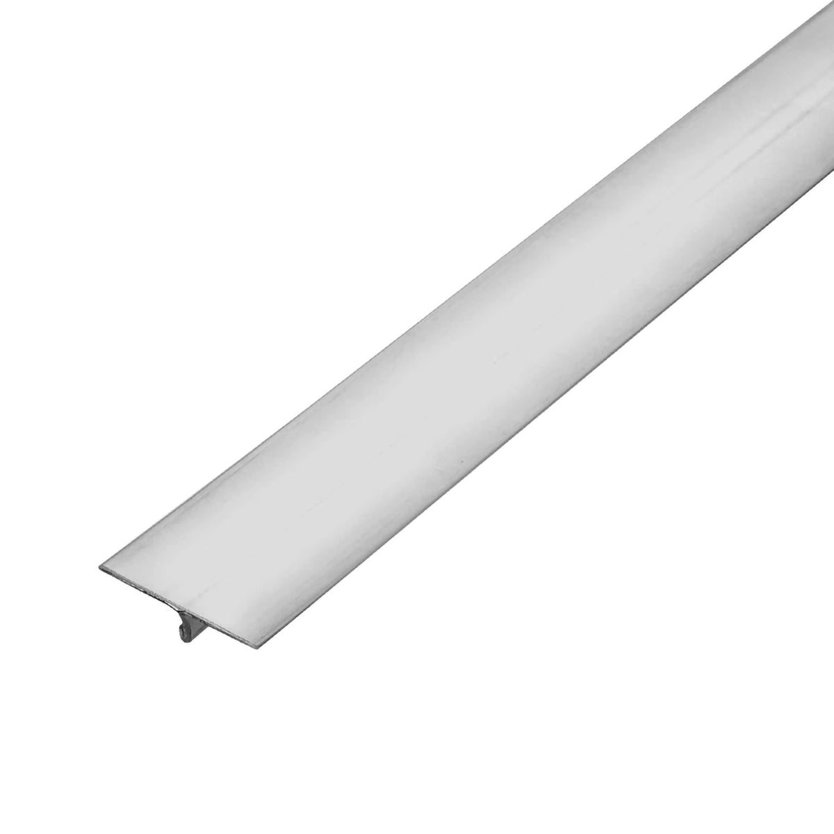 Übergangsprofil T-Form Edelstahl natur - 14 mm