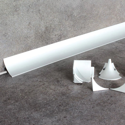 Aansluitprofiel Cove aluminium zilver - Ansicht 2