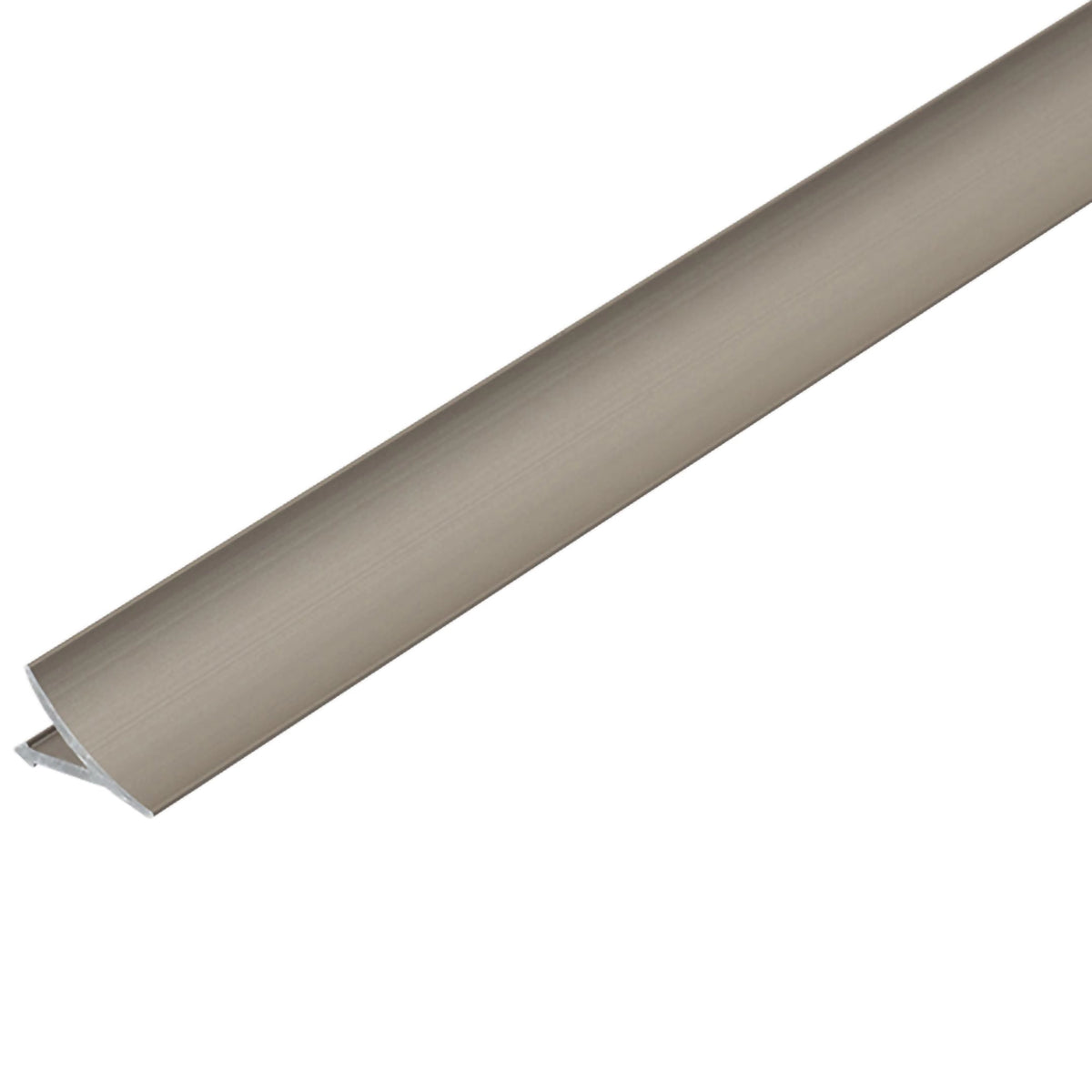 Anschlussprofil Aluminium titan - 8 mm