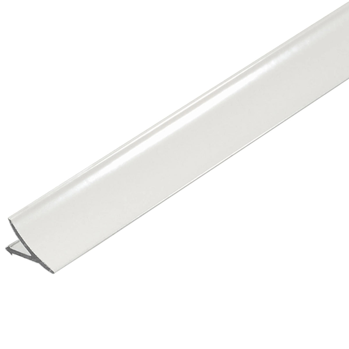 Anschlussprofil Aluminium weiß - 8 mm