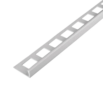 Hoekprofiel PVC zilvergrijs