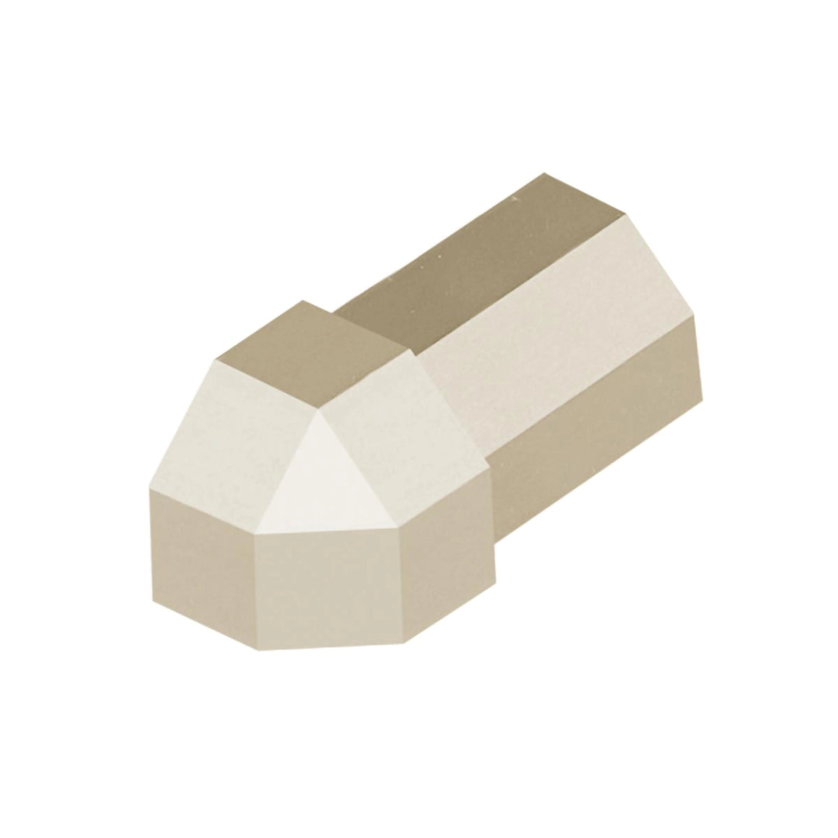 Außenecke Diamantprofil sand - 9 mm
