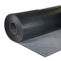 Ganze Rolle DURAL Drainagematte DR100++ mit runden Noppen leicht ausgetollt