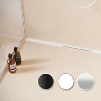 Ambientebild kürzbares Duschrinnen Komplettset für die Wand