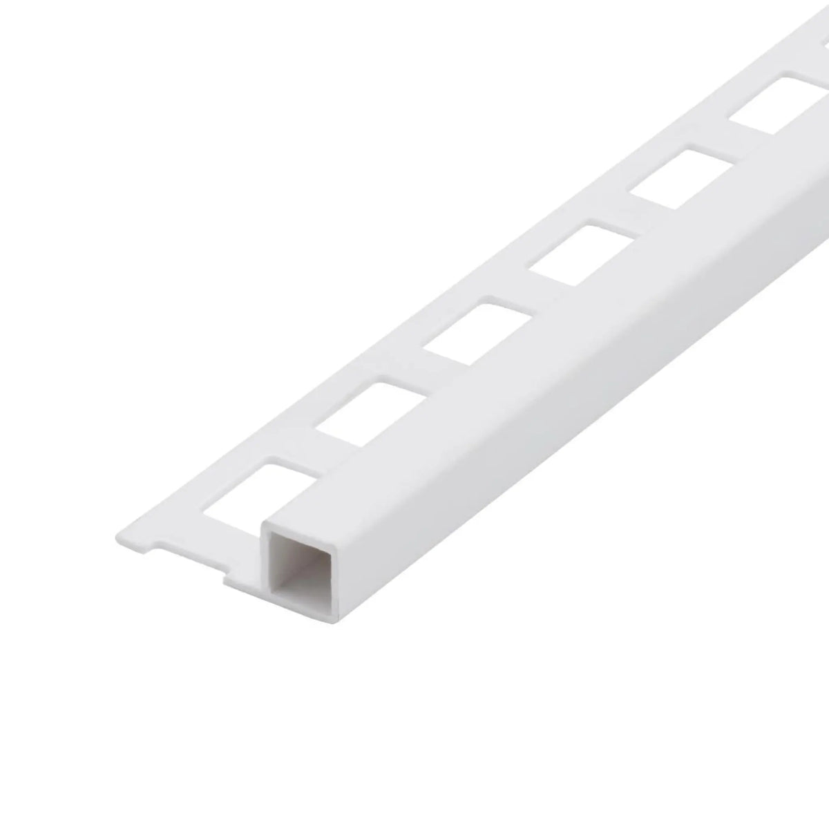 Quadratprofil PVC weiß - 9 mm