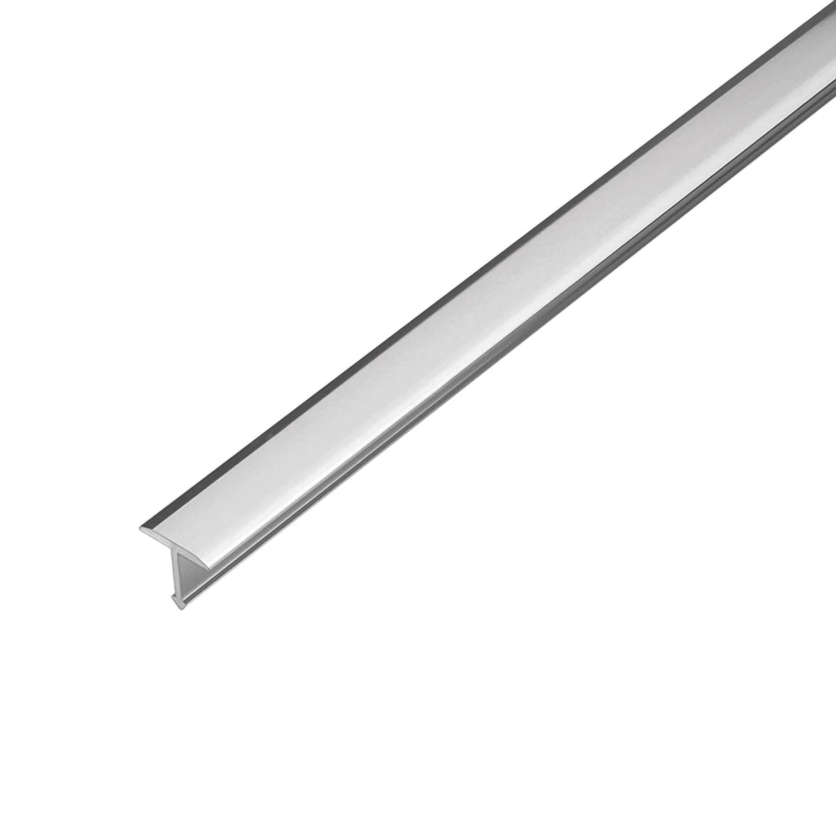 Übergangsprofil T-Form Messing verchromt silber